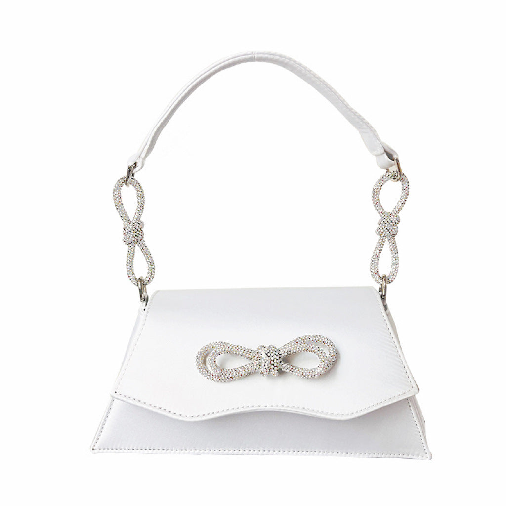 versatile satin fabric evening bag