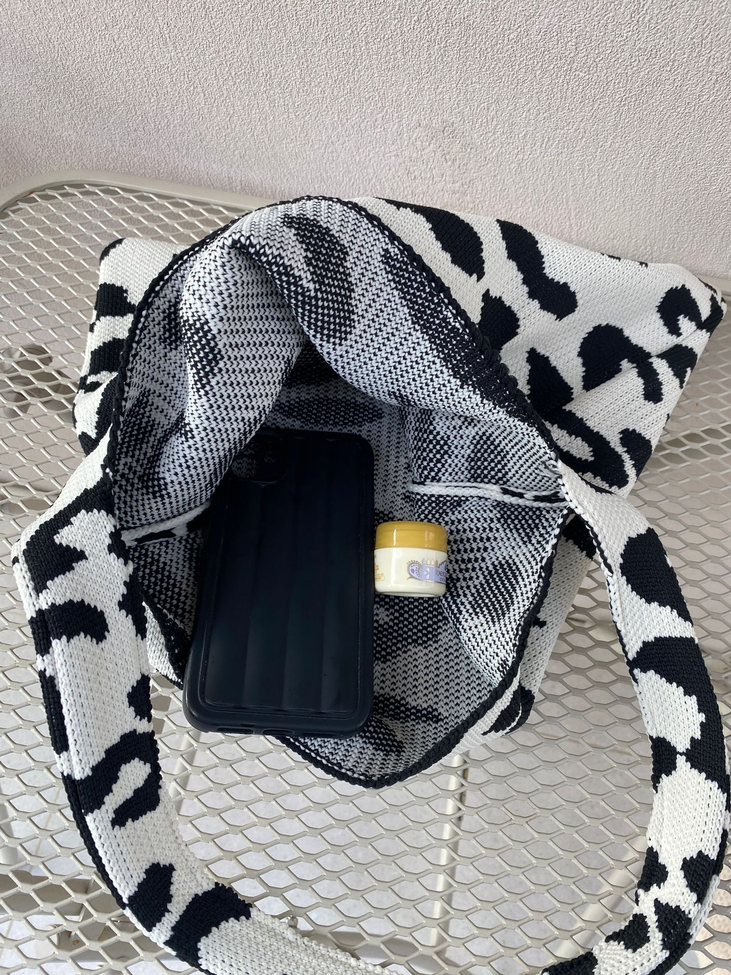 leopard print tote bag