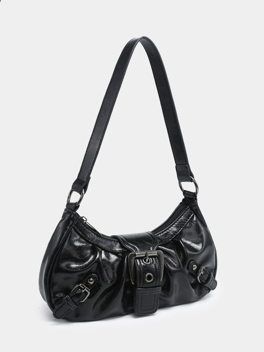 Wasteland Style Two-tone Leather bag