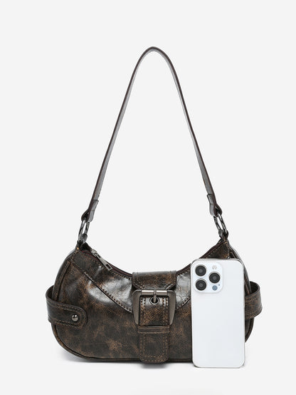 Pin Buckle Shoulder Bag