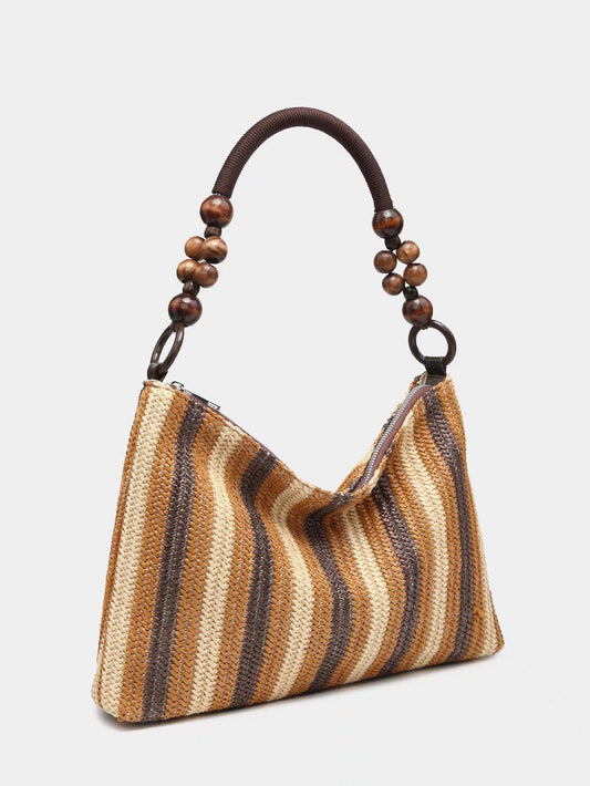 vacation style woven handbag