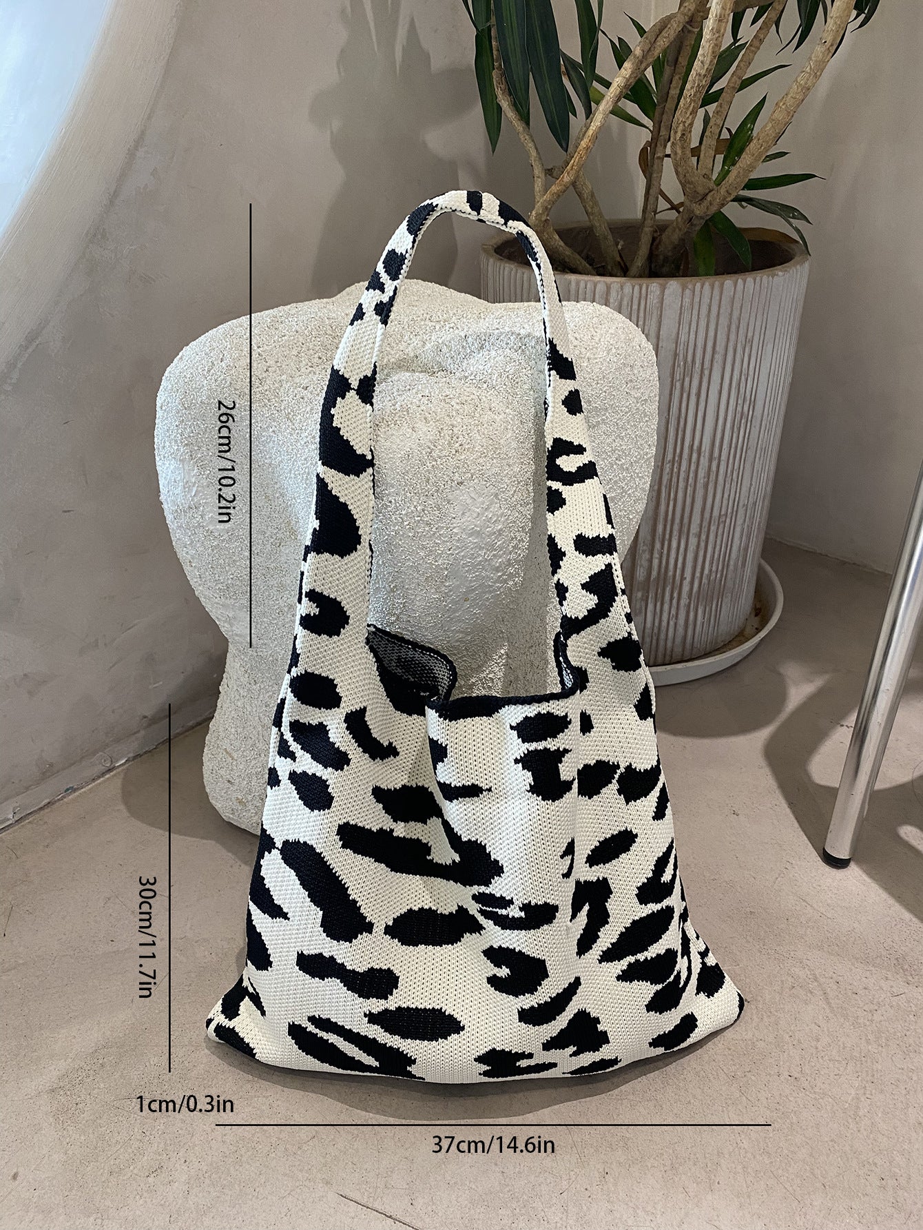 leopard print tote bag