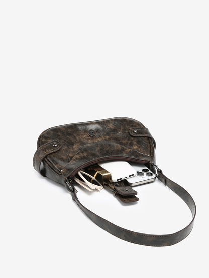 Pin Buckle Shoulder Bag